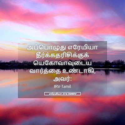 Picture 05 - எரேமியா 37:6 TAMIRV - அப்பொழுது எரேமியா - Bible Verse Picture