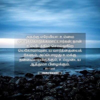 Picture 05 - எரேமியா 38:20 TAMIRV - அதற்கு எரேமியா: - Bible Verse Picture
