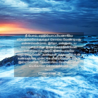 Picture 05 - எரேமியா 39:16 TAMIRV - நீ போய், - Bible Verse Picture