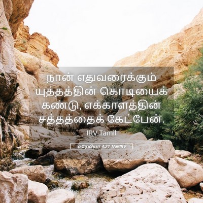 Picture 05 - எரேமியா 4:21 TAMIRV - நான் எதுவரைக்கும் - Bible Verse Picture