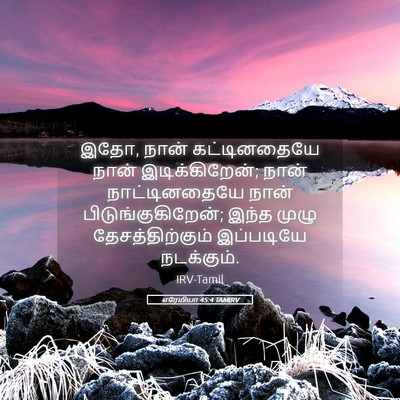 Picture 05 - எரேமியா 45:4 TAMIRV - இதோ, நான் - Bible Verse Picture