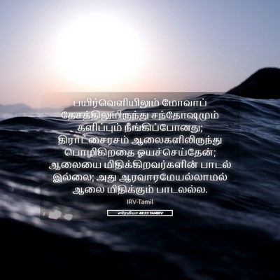 Picture 05 - எரேமியா 48:33 TAMIRV - பயிர்வெளியிலும் - Bible Verse Picture