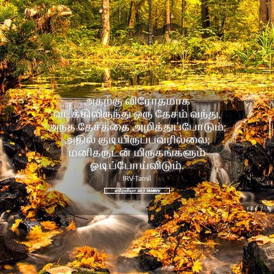 Picture 05 - எரேமியா 50:3 TAMIRV - அதற்கு விரோதமாக - Bible Verse Picture