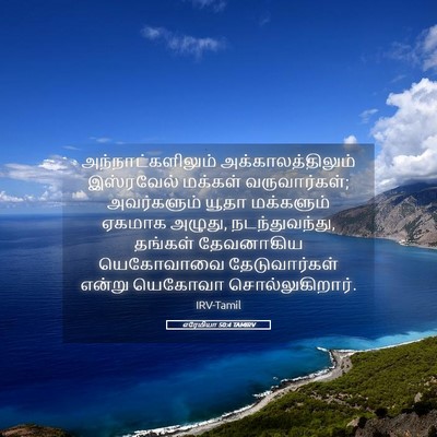 Picture 05 - எரேமியா 50:4 TAMIRV - அந்நாட்களிலும் - Bible Verse Picture