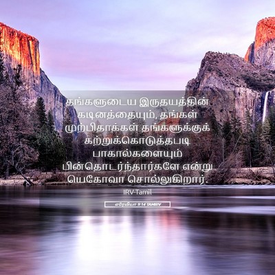 Picture 05 - எரேமியா 9:14 TAMIRV - தங்களுடைய - Bible Verse Picture