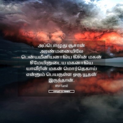 Picture 05 - எஸ்தர் 2:5 TAMIRV - அப்பொழுது சூசான் - Bible Verse Picture