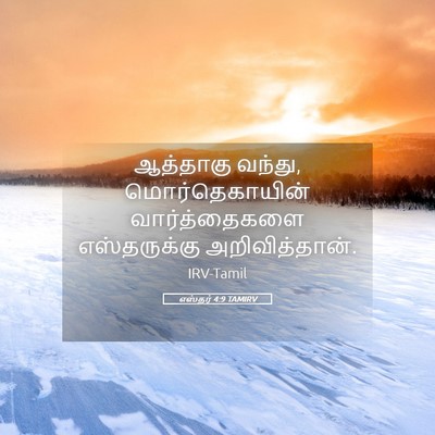 Picture 05 - எஸ்தர் 4:9 TAMIRV - ஆத்தாகு வந்து, - Bible Verse Picture