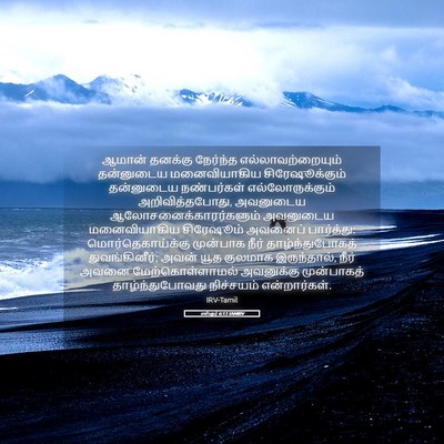 Picture 05 - எஸ்தர் 6:13 TAMIRV - ஆமான் தனக்கு - Bible Verse Picture
