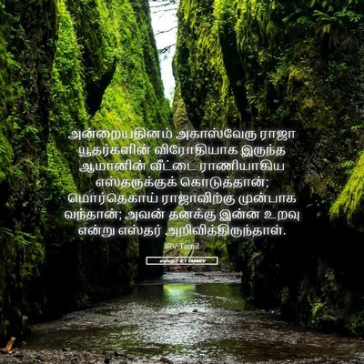 Picture 05 - எஸ்தர் 8:1 TAMIRV - அன்றையதினம் - Bible Verse Picture
