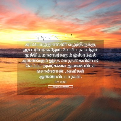 Picture 05 - எஸ்றா 10:5 TAMIRV - அப்பொழுது எஸ்றா - Bible Verse Picture