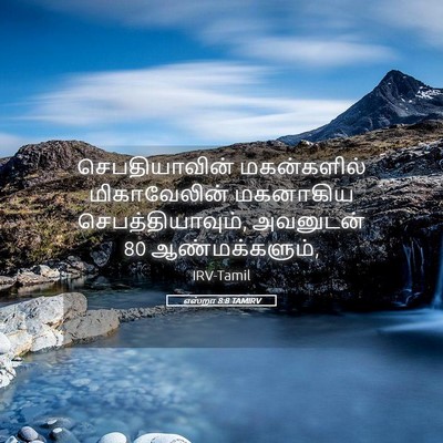 Picture 05 - எஸ்றா 8:8 TAMIRV - செபதியாவின் - Bible Verse Picture