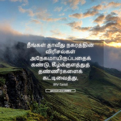 Picture 05 - ஏசாயா 22:9 TAMIRV - நீங்கள் தாவீது - Bible Verse Picture