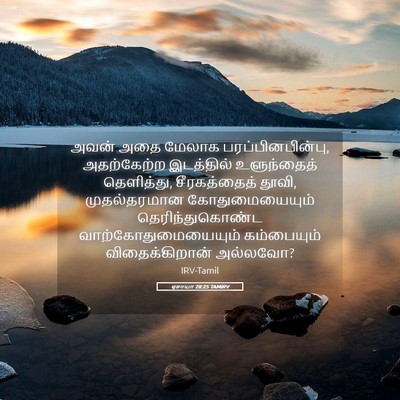 Picture 05 - ஏசாயா 28:25 TAMIRV - அவன் அதை மேலாக - Bible Verse Picture