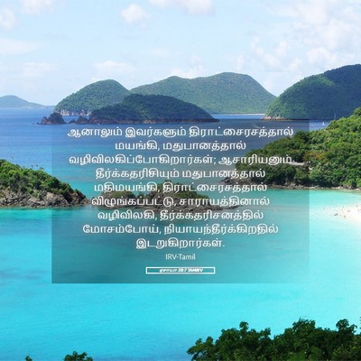 Picture 05 - ஏசாயா 28:7 TAMIRV - ஆனாலும் இவர்களும் - Bible Verse Picture