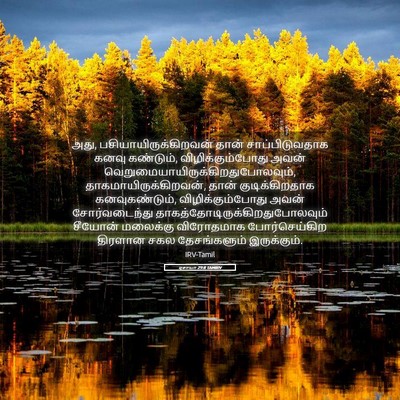 Picture 05 - ஏசாயா 29:8 TAMIRV - அது, - Bible Verse Picture