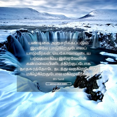 Picture 05 - ஏசாயா 30:29 TAMIRV - பண்டிகை - Bible Verse Picture