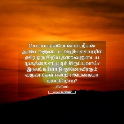 Picture 05 - ஏசாயா 36:9 TAMIRV - செய்யாமல்போனால், - Bible Verse Picture