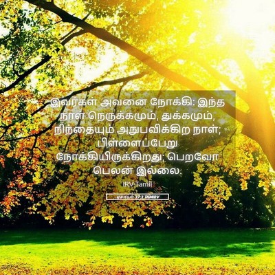 Picture 05 - ஏசாயா 37:3 TAMIRV - இவர்கள் அவனை - Bible Verse Picture