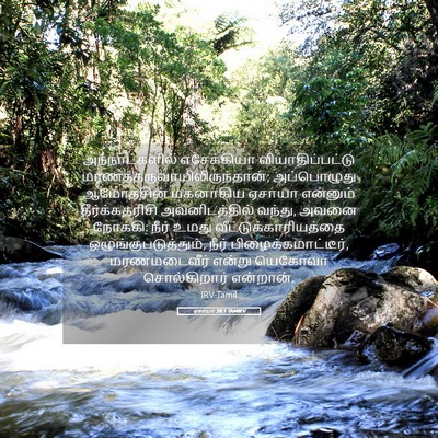 Picture 05 - ஏசாயா 38:1 TAMIRV - அந்நாட்களில் - Bible Verse Picture