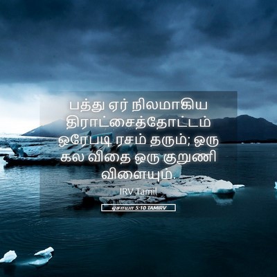 Picture 05 - ஏசாயா 5:10 TAMIRV - பத்து ஏர் - Bible Verse Picture