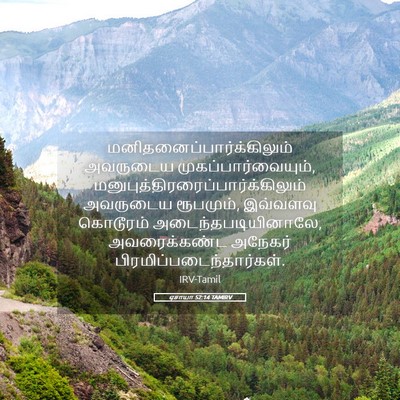 Picture 05 - ஏசாயா 52:14 TAMIRV -  - Bible Verse Picture