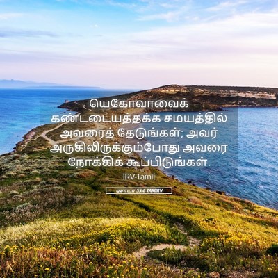 Picture 05 - ஏசாயா 55:6 TAMIRV - யெகோவாவைக் - Bible Verse Picture