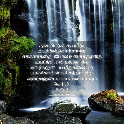 Picture 05 - ஏசாயா 58:1 TAMIRV - சத்தமிட்டுக் - Bible Verse Picture