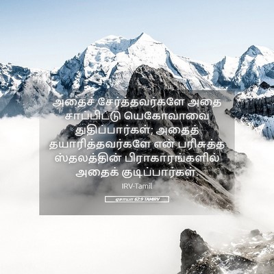 Picture 05 - ஏசாயா 62:9 TAMIRV - அதைச் - Bible Verse Picture