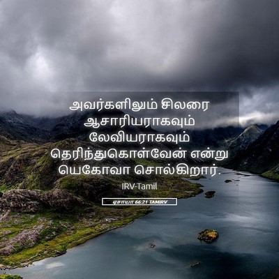 Picture 05 - ஏசாயா 66:21 TAMIRV - அவர்களிலும் சிலரை - Bible Verse Picture