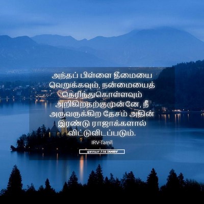 Picture 05 - ஏசாயா 7:16 TAMIRV - அந்தப் பிள்ளை - Bible Verse Picture
