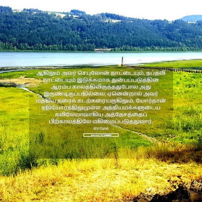 Picture 05 - ஏசாயா 9:1 TAMIRV - ஆகிலும் அவர் - Bible Verse Picture