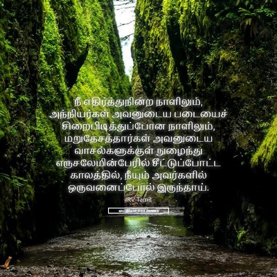 Picture 05 - ஒபதியா 1:11 TAMIRV - நீ எதிர்த்துநின்ற - Bible Verse Picture