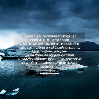 Picture 05 - ஒபதியா 1:18 TAMIRV - யாக்கோபு - Bible Verse Picture