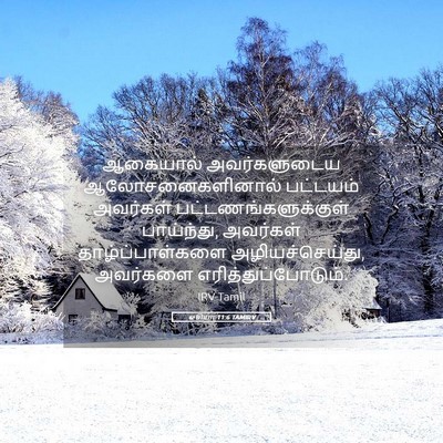 Picture 05 - ஓசியா 11:6 TAMIRV - ஆகையால் - Bible Verse Picture