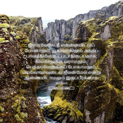 Picture 05 - ஓசியா 4:15 TAMIRV - இஸ்ரவேலே, நீ - Bible Verse Picture