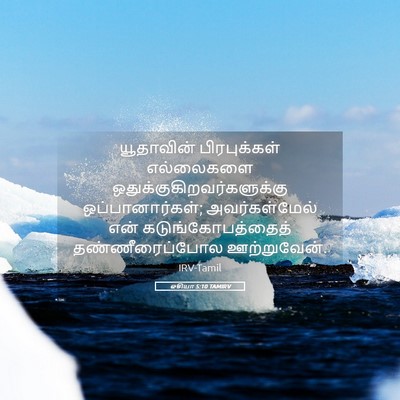 Picture 05 - ஓசியா 5:10 TAMIRV - யூதாவின் - Bible Verse Picture