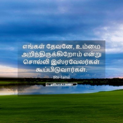 Picture 05 - ஓசியா 8:2 TAMIRV - எங்கள் தேவனே, - Bible Verse Picture