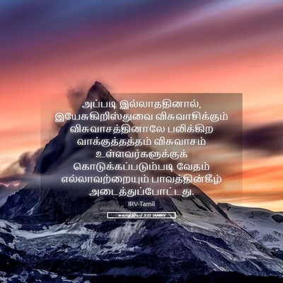 Picture 05 - கலாத்தியர் 3:22 TAMIRV - அப்படி - Bible Verse Picture