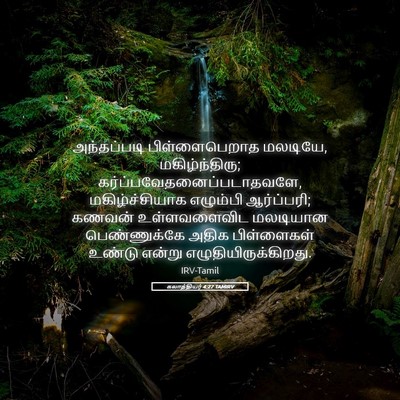 Picture 05 - கலாத்தியர் 4:27 TAMIRV - அந்தப்படி - Bible Verse Picture
