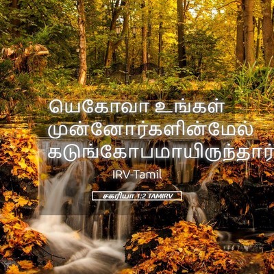 Picture 05 - சகரியா 1:2 TAMIRV - யெகோவா உங்கள் - Bible Verse Picture