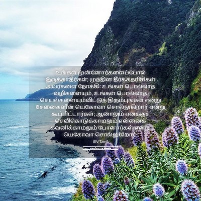 Picture 05 - சகரியா 1:4 TAMIRV - உங்கள் - Bible Verse Picture