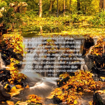 Picture 05 - சகரியா 6:15 TAMIRV -  - Bible Verse Picture