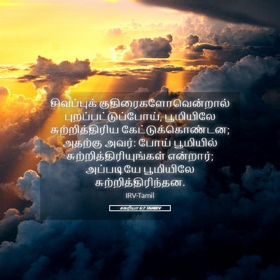 Picture 05 - சகரியா 6:7 TAMIRV - சிவப்புக் - Bible Verse Picture