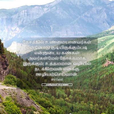 Picture 05 - சங்கீதங்கள் 101:6 TAMIRV - தேசத்தில் - Bible Verse Picture