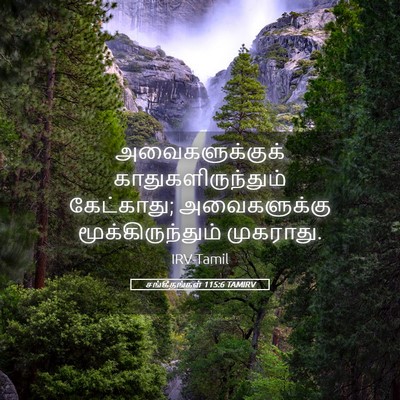 Picture 05 - சங்கீதங்கள் 115:6 TAMIRV - அவைகளுக்குக் - Bible Verse Picture