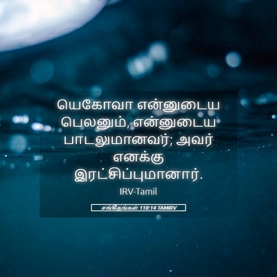 Picture 05 - சங்கீதங்கள் 118:14 TAMIRV - யெகோவா என்னுடைய - Bible Verse Picture