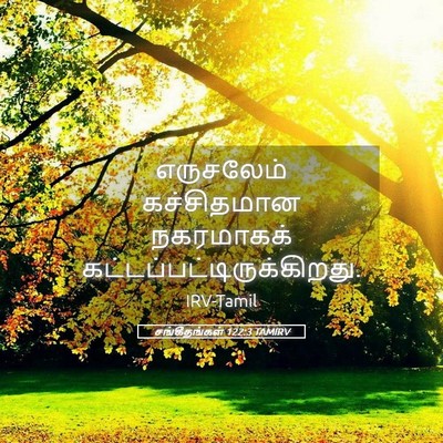 Picture 05 - சங்கீதங்கள் 122:3 TAMIRV - எருசலேம் - Bible Verse Picture