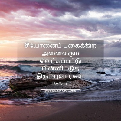 Picture 05 - சங்கீதங்கள் 129:5 TAMIRV - சீயோனைப் பகைக்கிற - Bible Verse Picture