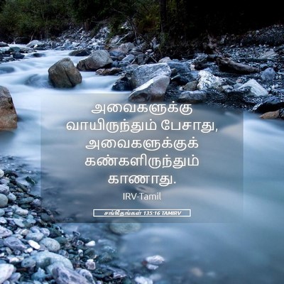 Picture 05 - சங்கீதங்கள் 135:16 TAMIRV - அவைகளுக்கு - Bible Verse Picture