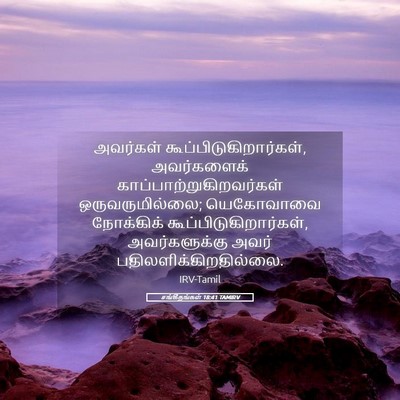 Picture 05 - சங்கீதங்கள் 18:41 TAMIRV - அவர்கள் - Bible Verse Picture